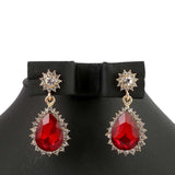 Women's Fancy Earrings - Red, Jewellery, Chase Value, Chase Value