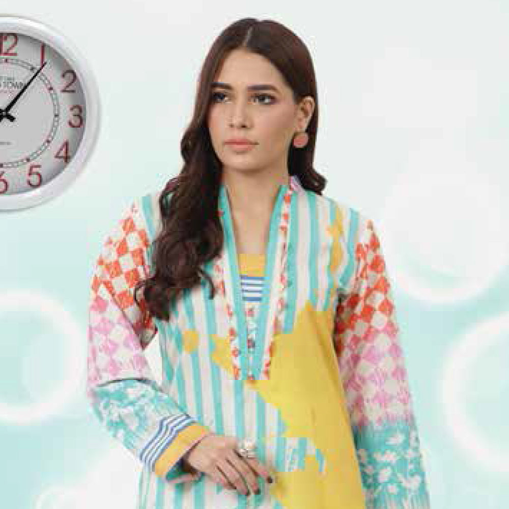 Eminent Cambric Digital Printed 1Pcs Unstitched Kurti V-6 - 2, Women, Unstitched Kurti, Eminent, Chase Value