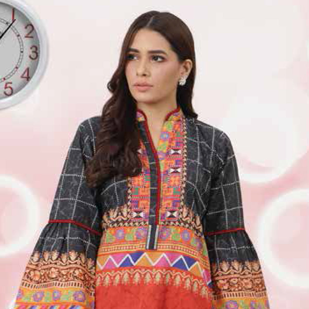 Eminent Cambric Digital Printed 1Pcs Unstitched Kurti V-6 - 6, Women, Unstitched Kurti, Eminent, Chase Value