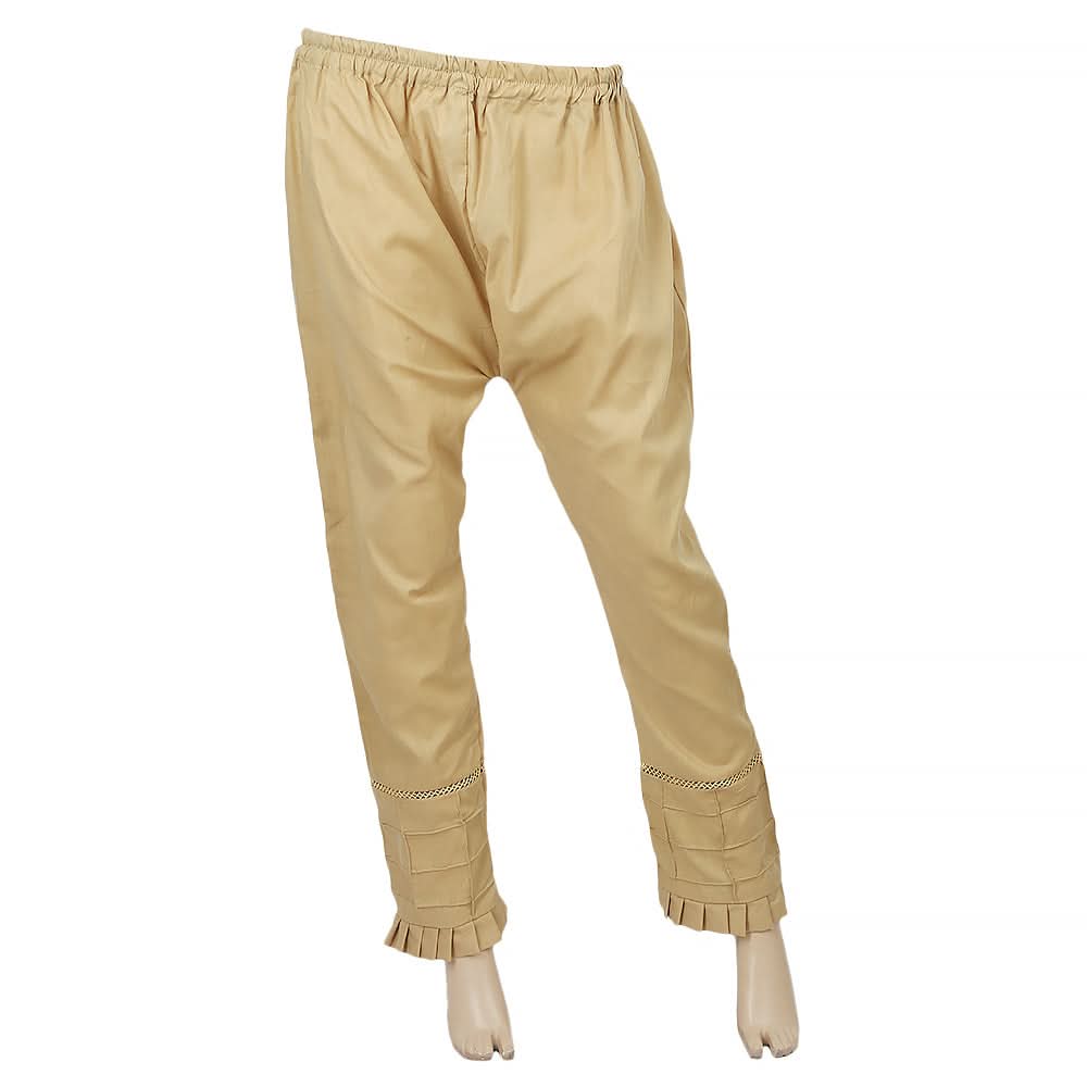 Women's Pentax With Filar Lace Trouser - Beige, Women, Pants & Tights, Chase Value, Chase Value