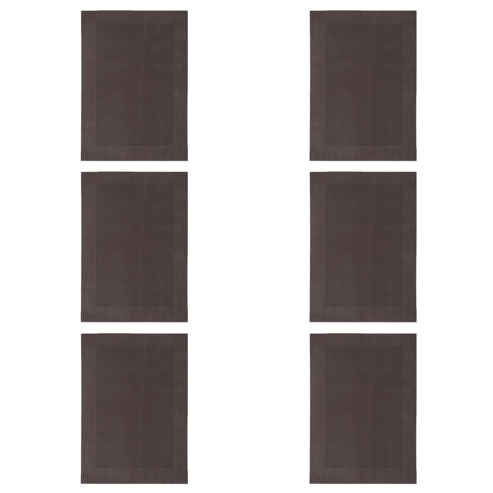 Table Mat - 6Pcs - Coffee, Home & Lifestyle, Mats, Chase Value, Chase Value