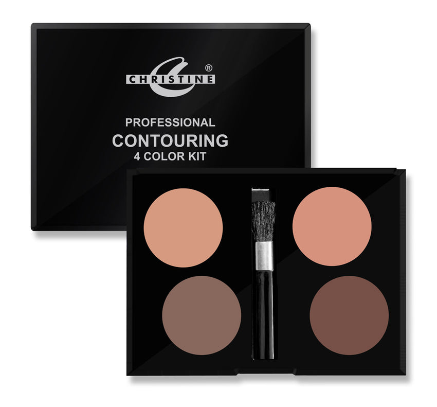Christine 4 Color Contouring 3 Shades, Beauty & Personal Care, Highlighter, Christine, Chase Value
