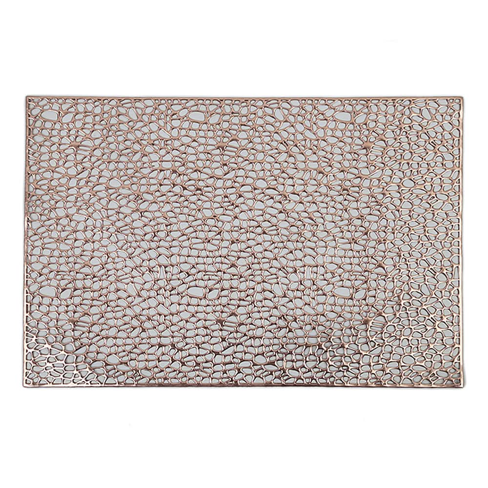 Table Mat Vinyl 6 Pcs Set - G - Copper, Home & Lifestyle, Mats, Chase Value, Chase Value