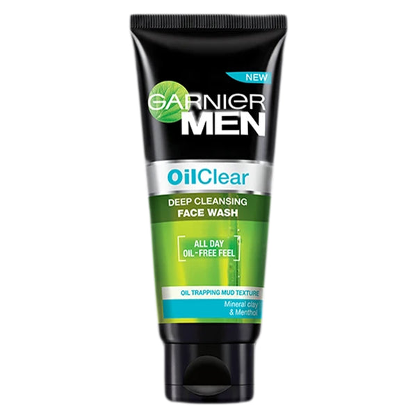 Garnier Men Face Wash 50ml - Oil Clear, Beauty & Personal Care, Face Washes, Garnier, Chase Value