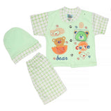 Newborn Boys Suits 3Pcs - Cyan, Kids, NB Boys Sets And Suits, Chase Value, Chase Value