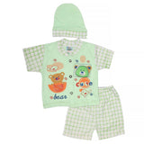 Newborn Boys Suits 3Pcs - Cyan, Kids, NB Boys Sets And Suits, Chase Value, Chase Value