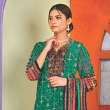 RASHID Dhanak Digital Printed unstitched 3pc Embroidered Suit, Women, 3Pcs Shalwar Suit, Rashid Textiles, Chase Value