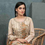 DELIA Boring Embroidered 3 Pcs Semi-Stitched Suit - 1245, Women, 3Pcs Shalwar Suit, Tawakkal Fabrics, Chase Value