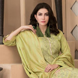 Tawakkal Pandora Jacquard Chicken Kari Lawn 3 Pcs Un-Stitched Suit - 1491, Women, 3Pcs Shalwar Suit, Tawakkal Fabrics, Chase Value