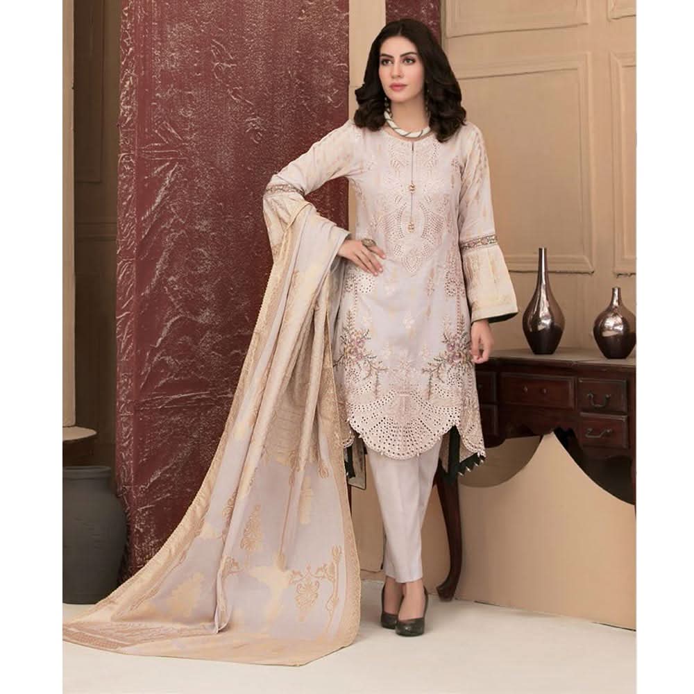 Tawakkal Pandora Jacquard Chicken Kari Lawn 3 Pcs Un-Stitched Suit - 1494, Women, 3Pcs Shalwar Suit, Tawakkal Fabrics, Chase Value