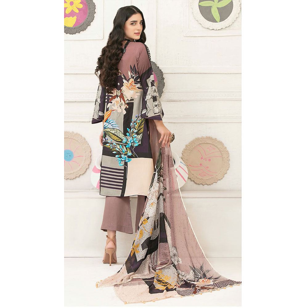 ZIMAL Viscose Digital Printed Jacuard 3 Pcs Un-Stitched Suit - 1962, Women, 3Pcs Shalwar Suit, Tawakkal Fabrics, Chase Value