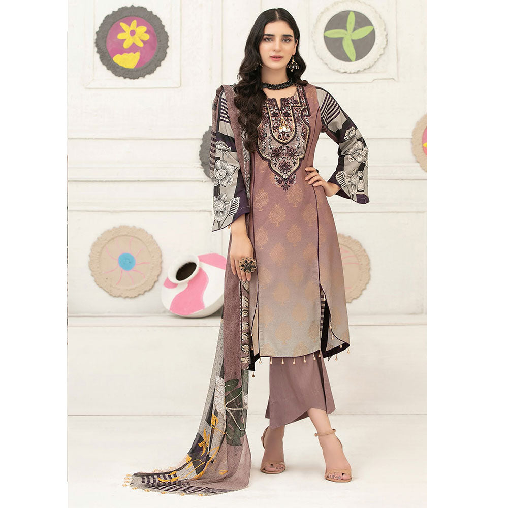 ZIMAL Viscose Digital Printed Jacuard 3 Pcs Un-Stitched Suit - 1962, Women, 3Pcs Shalwar Suit, Tawakkal Fabrics, Chase Value