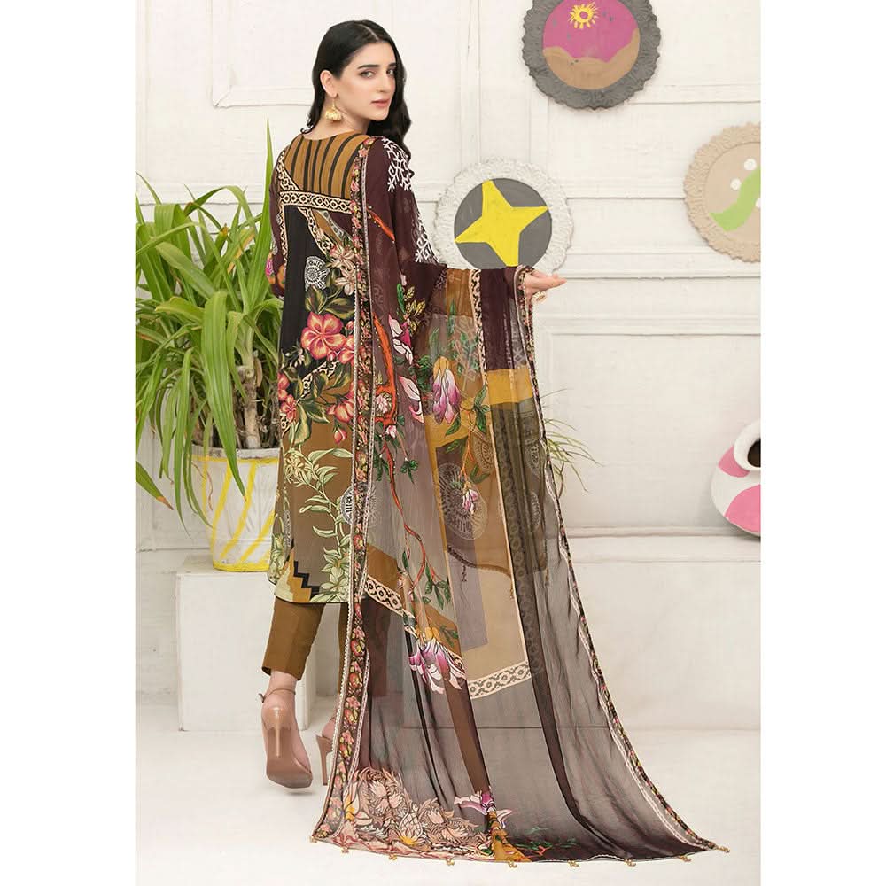 ZIMAL Viscose Digital Printed Jacuard 3 Pcs Un-Stitched Suit - 1963, Women, 3Pcs Shalwar Suit, Tawakkal Fabrics, Chase Value