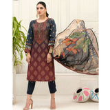 ZIMAL Viscose Digital Printed Jacuard 3 Pcs Un-Stitched Suit - 1965, Women, 3Pcs Shalwar Suit, Tawakkal Fabrics, Chase Value