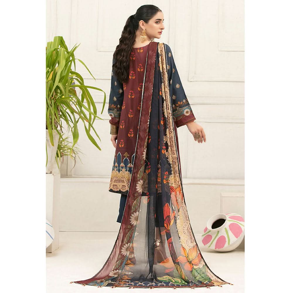 ZIMAL Viscose Digital Printed Jacuard 3 Pcs Un-Stitched Suit - 1965, Women, 3Pcs Shalwar Suit, Tawakkal Fabrics, Chase Value