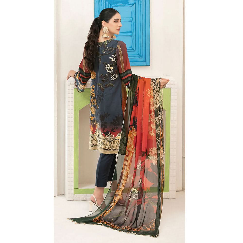 ZIMAL Viscose Digital Printed Jacuard 3 Pcs Un-Stitched Suit - 1969, Women, 3Pcs Shalwar Suit, Tawakkal Fabrics, Chase Value