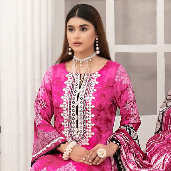 Tawakkal Dilara Linen Embroidered Unstitched 3Pcs Suit, Women, 3Pcs Shalwar Suit, Tawakkal Fabrics, Chase Value