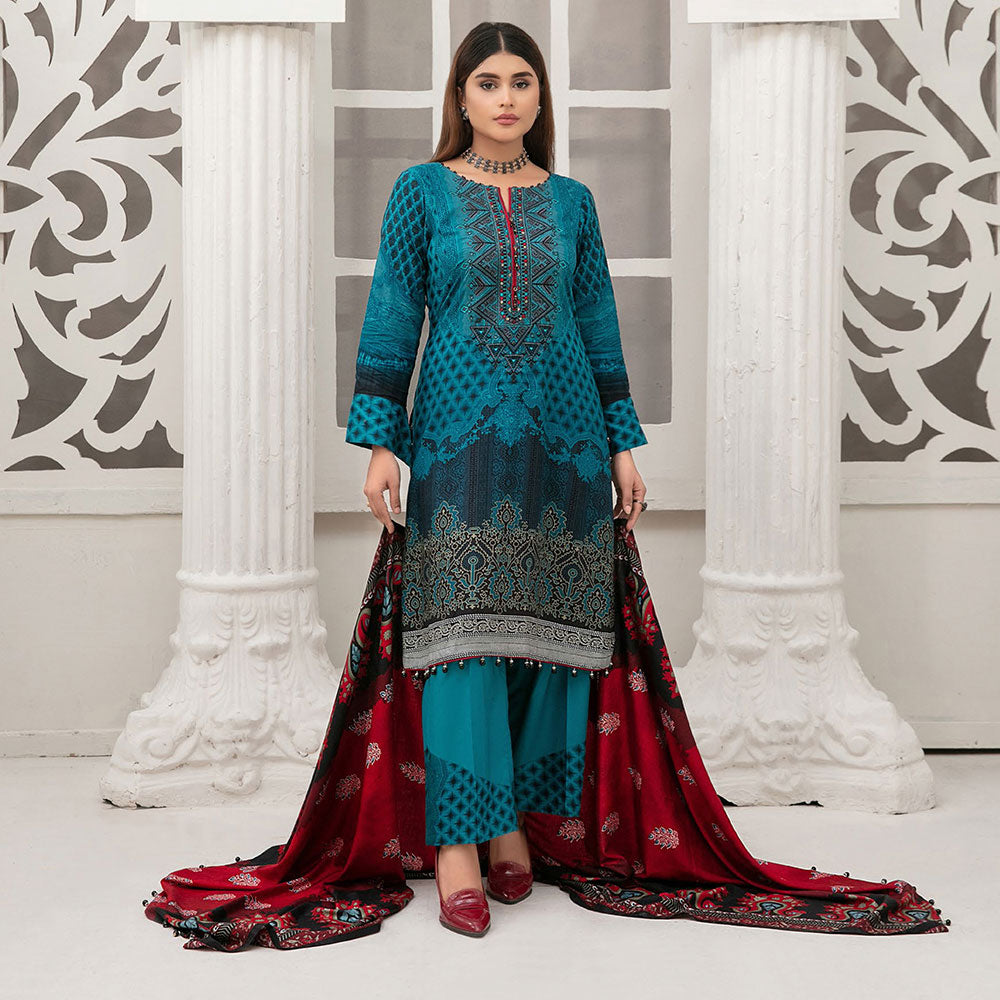 Tawakkal Dilara Linen Embroidered Unstitched 3Pcs Suit, Women, 3Pcs Shalwar Suit, Tawakkal Fabrics, Chase Value