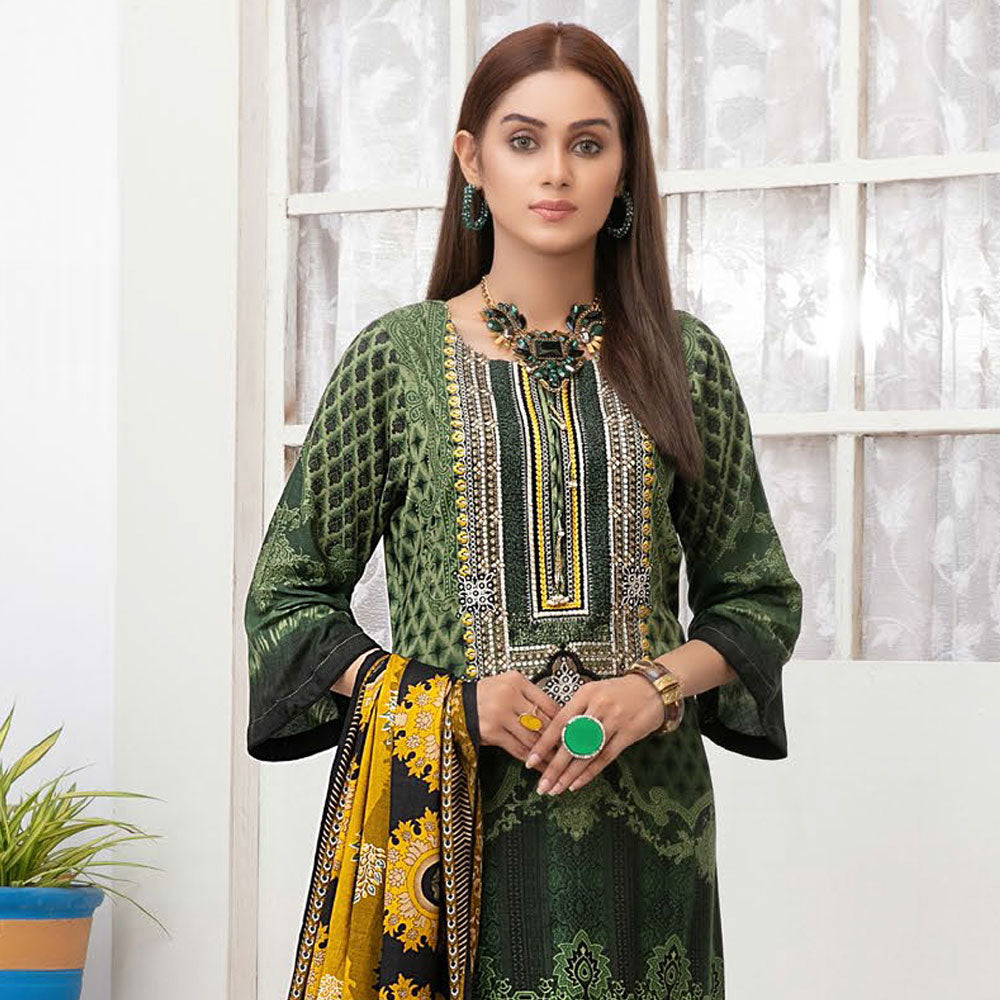 Tawakkal Dilara Linen Embroidered Unstitched 3Pcs Suit, Women, 3Pcs Shalwar Suit, Tawakkal Fabrics, Chase Value