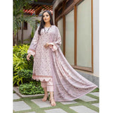 Deena Dhanak Printed Chikcen Kari Unstitched 3Pcs Suit - D-1, Women, 3Pcs Shalwar Suit, Schick Creation, Chase Value