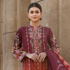 Orissa Digital Printed Chikan Kari Linen 3 Pcs Un-Stitched Suit - 2702, Women, 3Pcs Shalwar Suit, Rashid Textiles, Chase Value