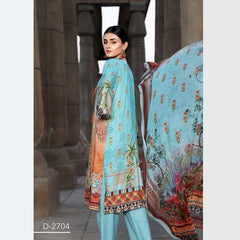 Orissa Digital Printed Chikan Kari Linen 3 Pcs Un-Stitched Suit - 2704, Women, 3Pcs Shalwar Suit, Rashid Textiles, Chase Value