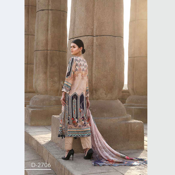 Orissa Digital Printed Chikan Kari Linen 3 Pcs Un-Stitched Suit - 2706, Women, 3Pcs Shalwar Suit, Rashid Textiles, Chase Value