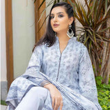 Deena Dhanak Printed Chikcen Kari Unstitched 3Pcs Suit - D-4, Women, 3Pcs Shalwar Suit, Schick Creation, Chase Value