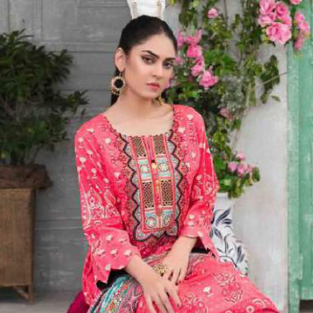 Tawakkal MOOREA Linen Printed unstitched 3pc Embroidered Suit, Women, 3Pcs Shalwar Suit, Tawakkal Fabrics, Chase Value