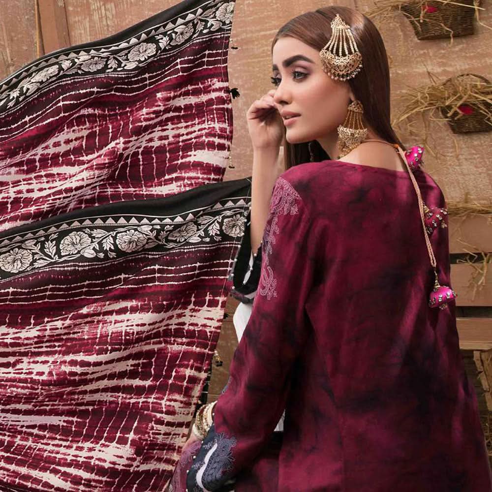 Tawakkal Aashnaa Linen Printed unstitched 3pc Embroidered Suit, Women, 3Pcs Shalwar Suit, Tawakkal Fabrics, Chase Value