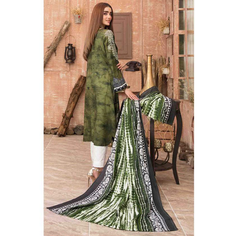 Tawakkal Aashnaa Linen Printed unstitched 3pc Embroidered Suit, Women, 3Pcs Shalwar Suit, Tawakkal Fabrics, Chase Value