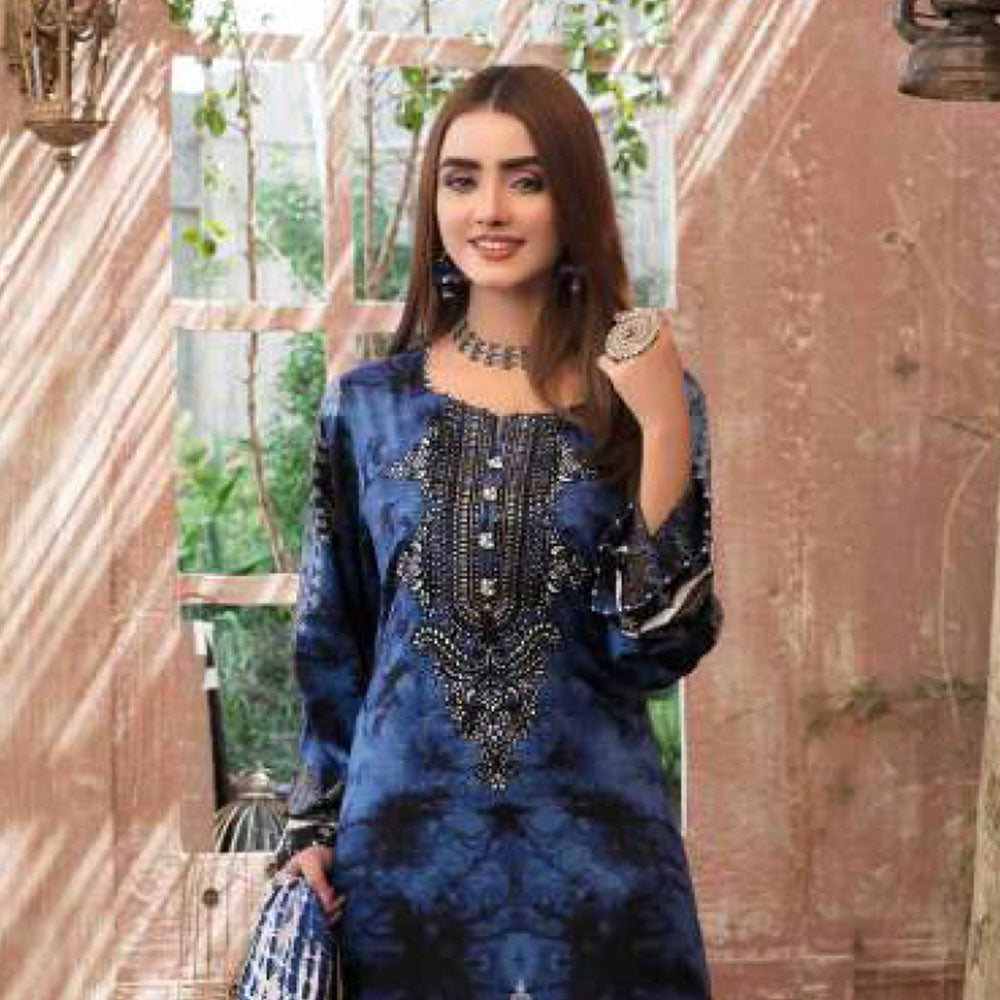 Tawakkal Aashnaa Linen Printed unstitched 3pc Embroidered Suit, Women, 3Pcs Shalwar Suit, Tawakkal Fabrics, Chase Value