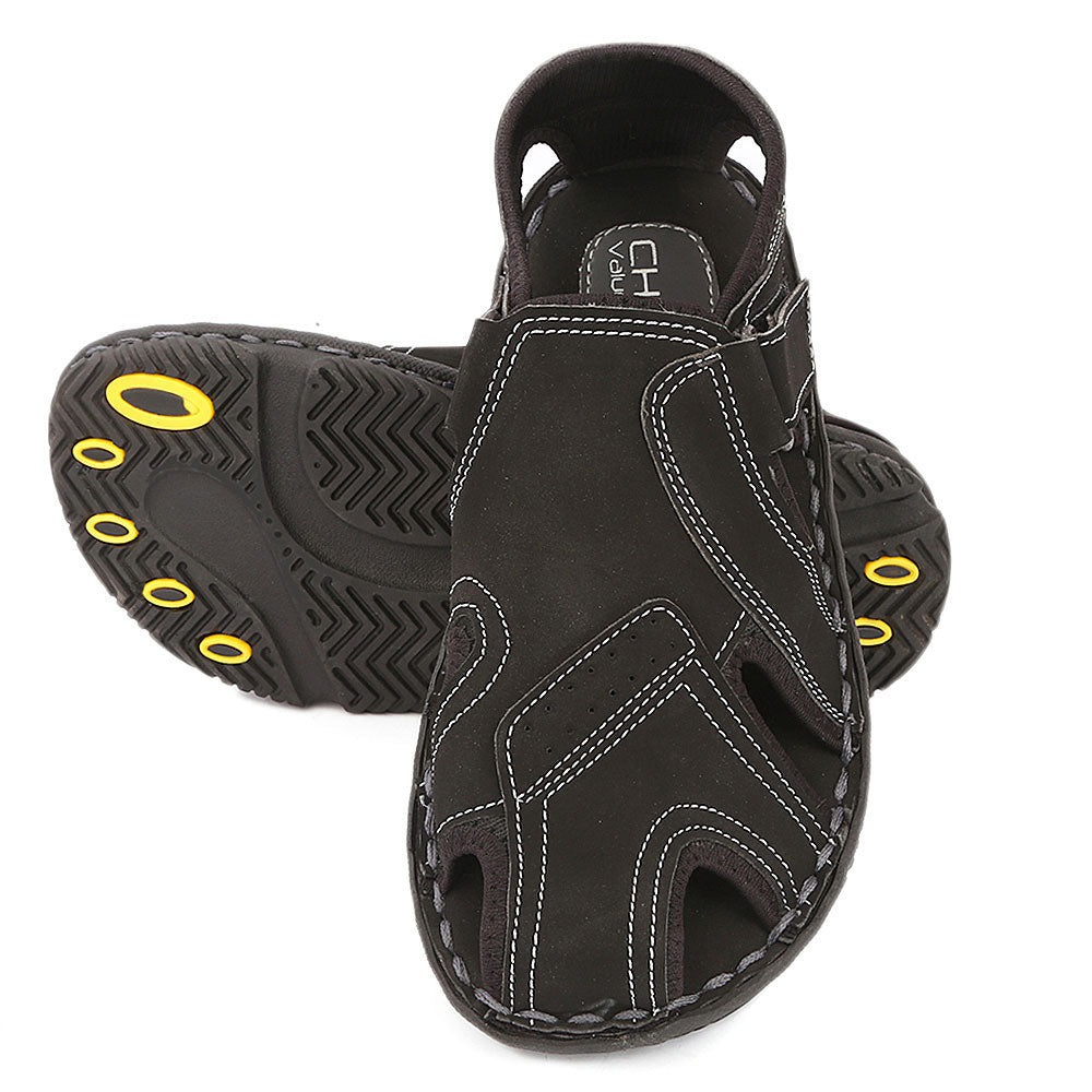 Men's Sandal (D-6) - Black, Men, Sandals, Chase Value, Chase Value