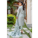 Deena Dhanak Printed Chikcen Kari Unstitched 3Pcs Suit - D-7, Women, 3Pcs Shalwar Suit, Schick Creation, Chase Value