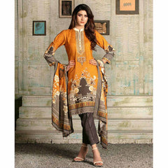 Evince Digital Embroidered Khaddar 3 Piece Semi-Stitched Suit - 8547, Women, 3Pcs Shalwar Suits, Tawakkal Fabrics, Chase Value