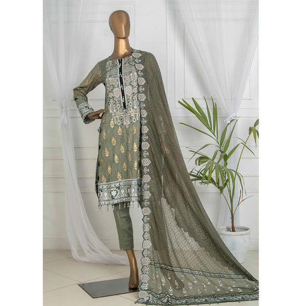 Dynamic Table Print With Embroidered 3 Pcs Un-Stitched Suit - 8926, Women, 3Pcs Shalwar Suit, Tawakkal Fabrics, Chase Value