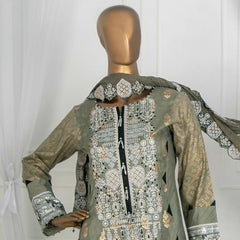 Dynamic Table Print With Embroidered 3 Pcs Un-Stitched Suit - 8926, Women, 3Pcs Shalwar Suit, Tawakkal Fabrics, Chase Value