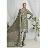 Dynamic Table Print With Embroidered 3 Pcs Un-Stitched Suit - 8926, Women, 3Pcs Shalwar Suit, Tawakkal Fabrics, Chase Value