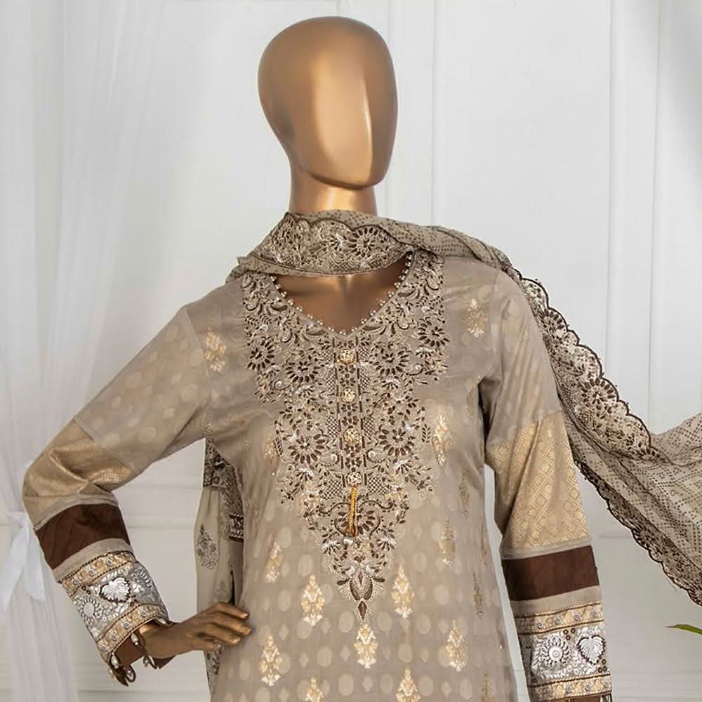 Dynamic Table Print With Embroidered 3 Pcs Un-Stitched Suit - 8930, Women, 3Pcs Shalwar Suit, Tawakkal Fabrics, Chase Value