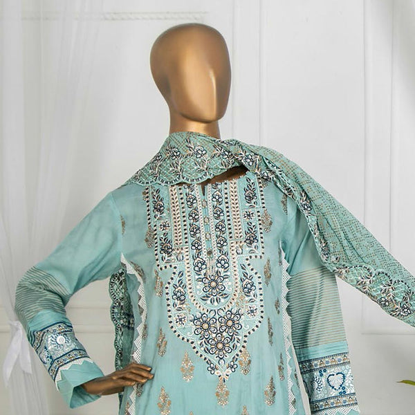 Dynamic Table Print With Embroidered 3 Pcs Un-Stitched Suit - 8931, Women, 3Pcs Shalwar Suit, Tawakkal Fabrics, Chase Value