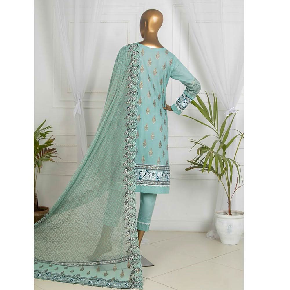Dynamic Table Print With Embroidered 3 Pcs Un-Stitched Suit - 8931, Women, 3Pcs Shalwar Suit, Tawakkal Fabrics, Chase Value