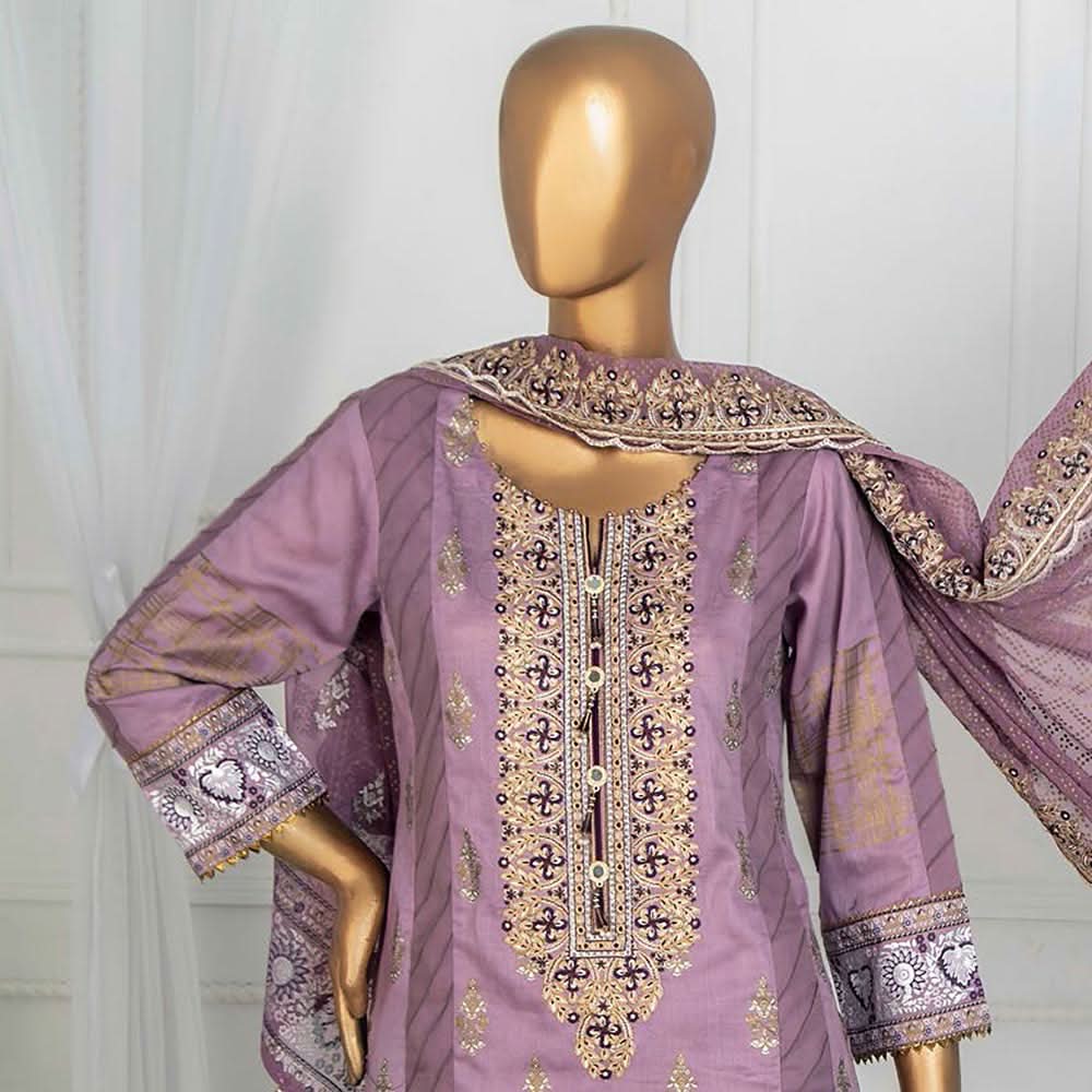 Dynamic Table Print With Embroidered 3 Pcs Un-Stitched Suit - 8932, Women, 3Pcs Shalwar Suit, Tawakkal Fabrics, Chase Value