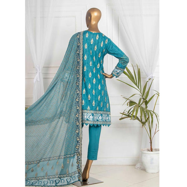 Dynamic Table Print With Embroidered 3 Pcs Un-Stitched Suit - 8933, Women, 3Pcs Shalwar Suit, Tawakkal Fabrics, Chase Value