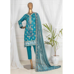 Dynamic Table Print With Embroidered 3 Pcs Un-Stitched Suit - 8933, Women, 3Pcs Shalwar Suit, Tawakkal Fabrics, Chase Value