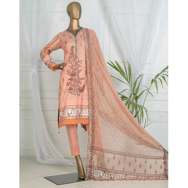 Dynamic Table Print With Embroidered 3 Pcs Un-Stitched Suit - 8935, Women, 3Pcs Shalwar Suit, Tawakkal Fabrics, Chase Value