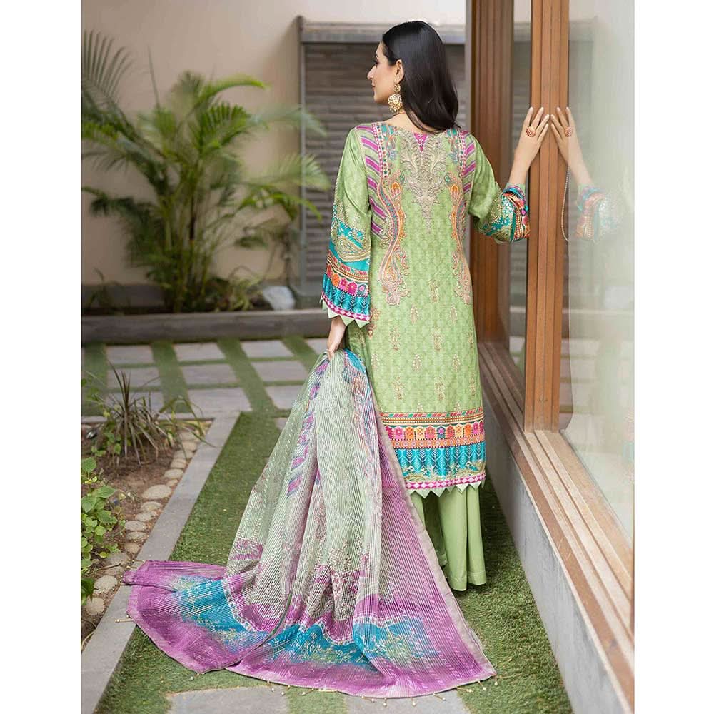 Misha Viscose Embroidered Unstitched 3Pcs Suit - D-8, Women, 3Pcs Shalwar Suit, Schick Creation, Chase Value