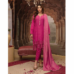 Sheesh Mahal Chikankari Schiffli 3 Pcs Un-Stitched Suit - 9513, Women, 3Pcs Shalwar Suit, Tawakkal Fabrics, Chase Value
