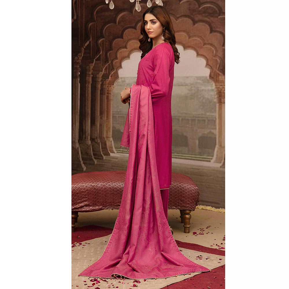 Sheesh Mahal Chikankari Schiffli 3 Pcs Un-Stitched Suit - 9513, Women, 3Pcs Shalwar Suit, Tawakkal Fabrics, Chase Value