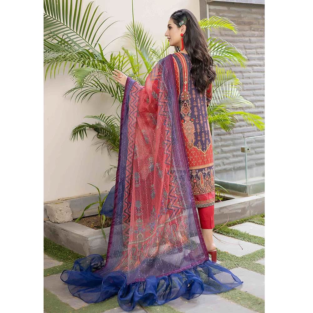 Misha Viscose Embroidered Unstitched 3Pcs Suit - D-9, Women, 3Pcs Shalwar Suit, Schick Creation, Chase Value