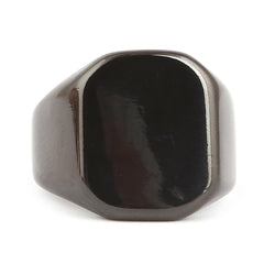 Men's Titanium Ring - Black - test-store-for-chase-value